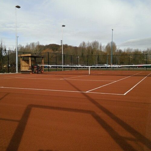 Tennisnet Standaard 5 Tennisnetten met een hoge uv-resistentie.